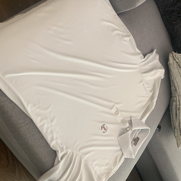 I have bundle pack of Peter Millar XL White is a Dri fit and Black is 100 cotton - Picture 5 of 9